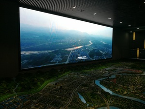 巴中城市规划馆大沙盘LED显示屏